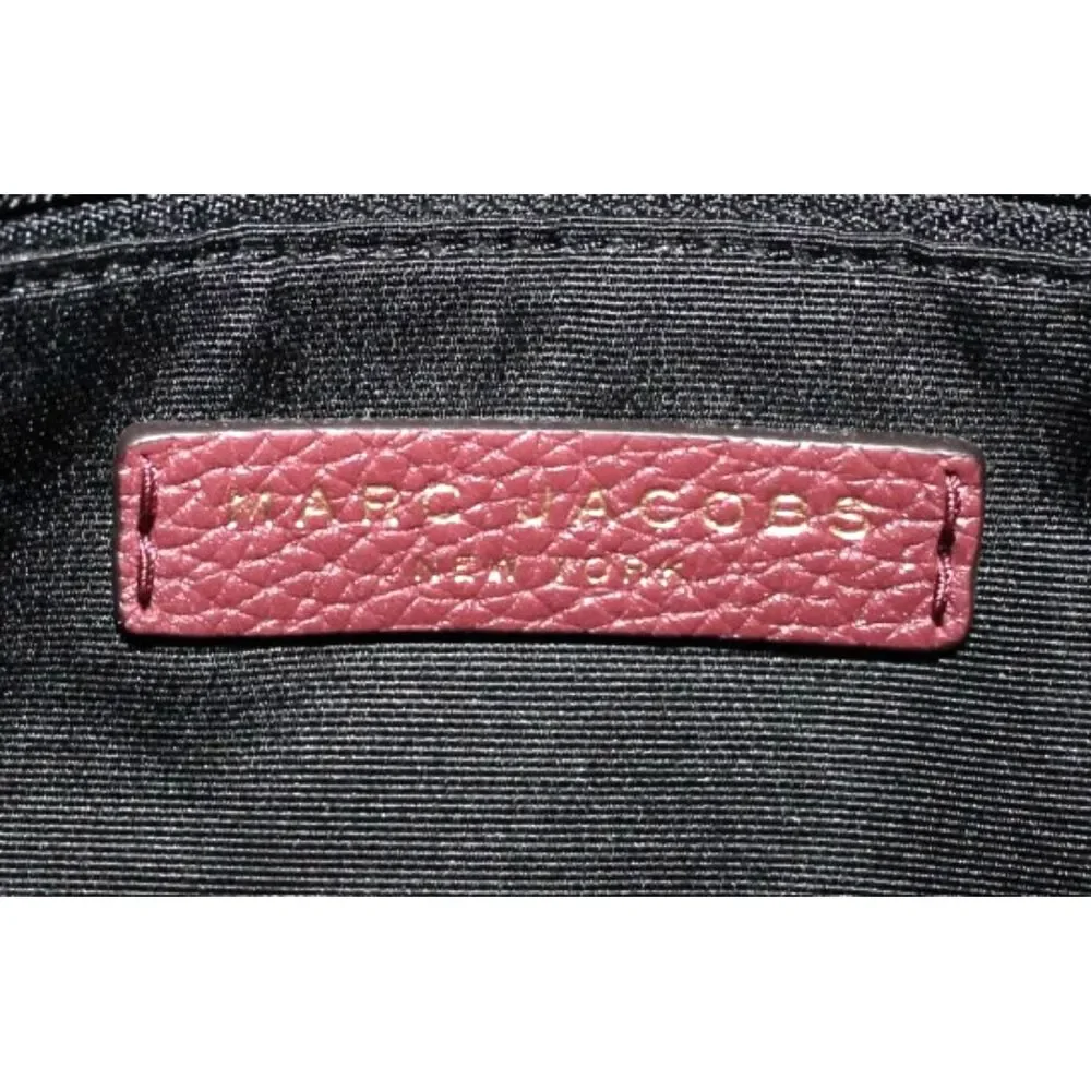 Marc Jacobs Plum Pebbled Leather Empire City Crossbody Bag - EUC - Picture 8 of 8